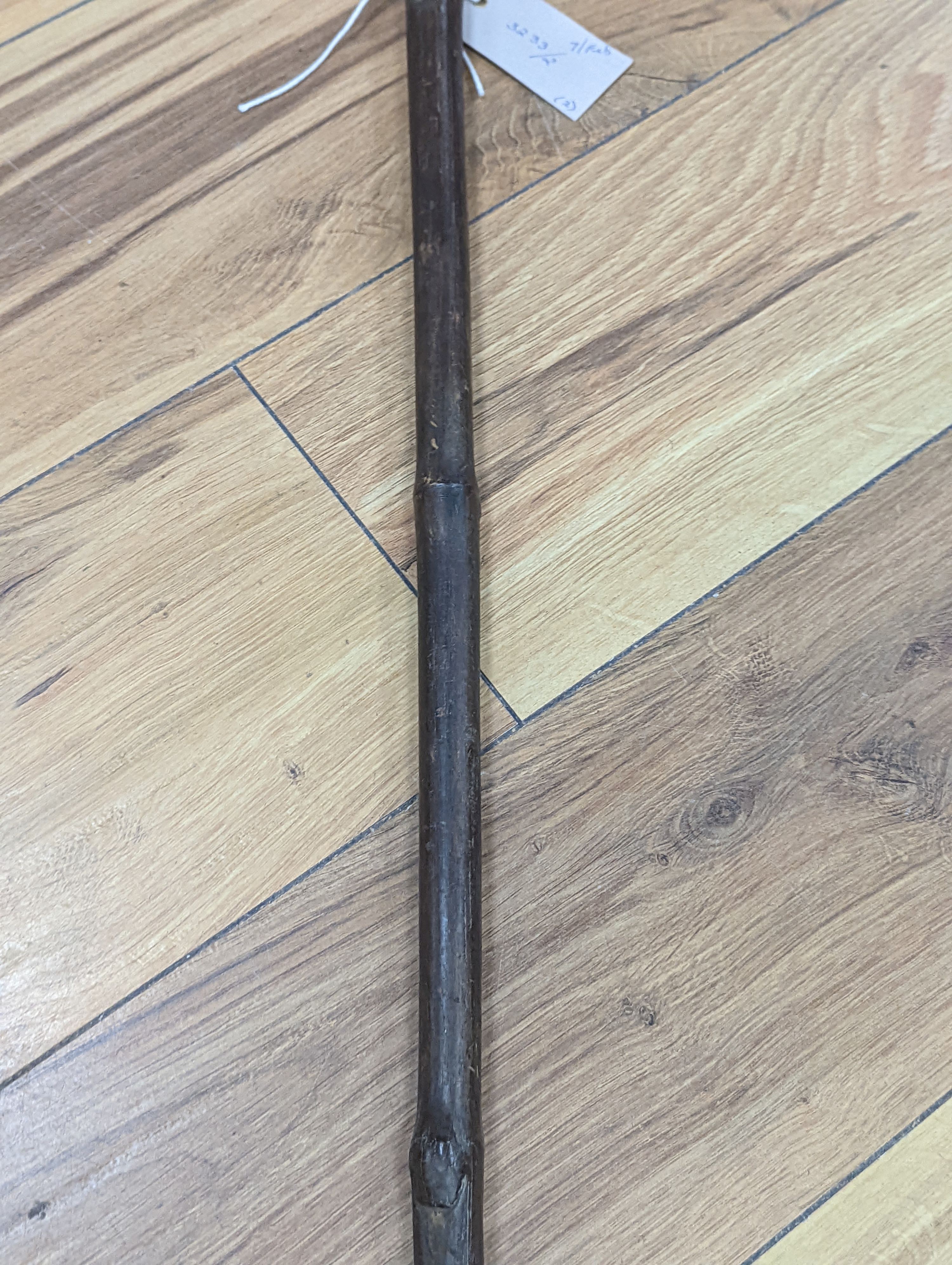 Two West African spears 236cm